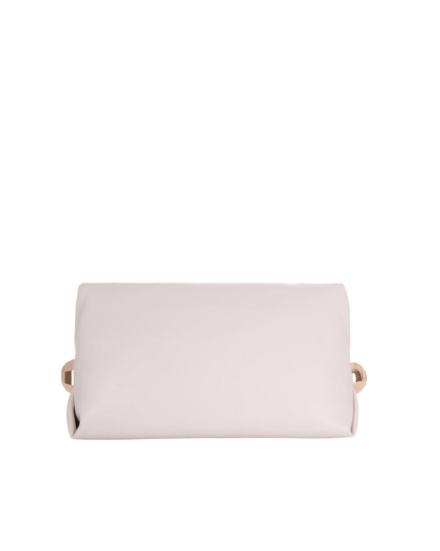 Liu Jo Cream Eco-Leather Clutch