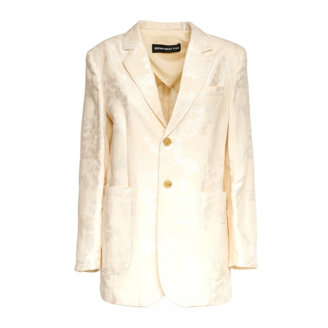 Department 5 Ben Tonal Embroidered Single-Breasted Blazer