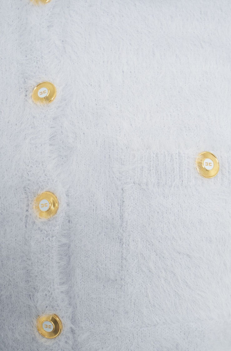 Elisabetta Franchi Short Sleeve Knit Cardigan