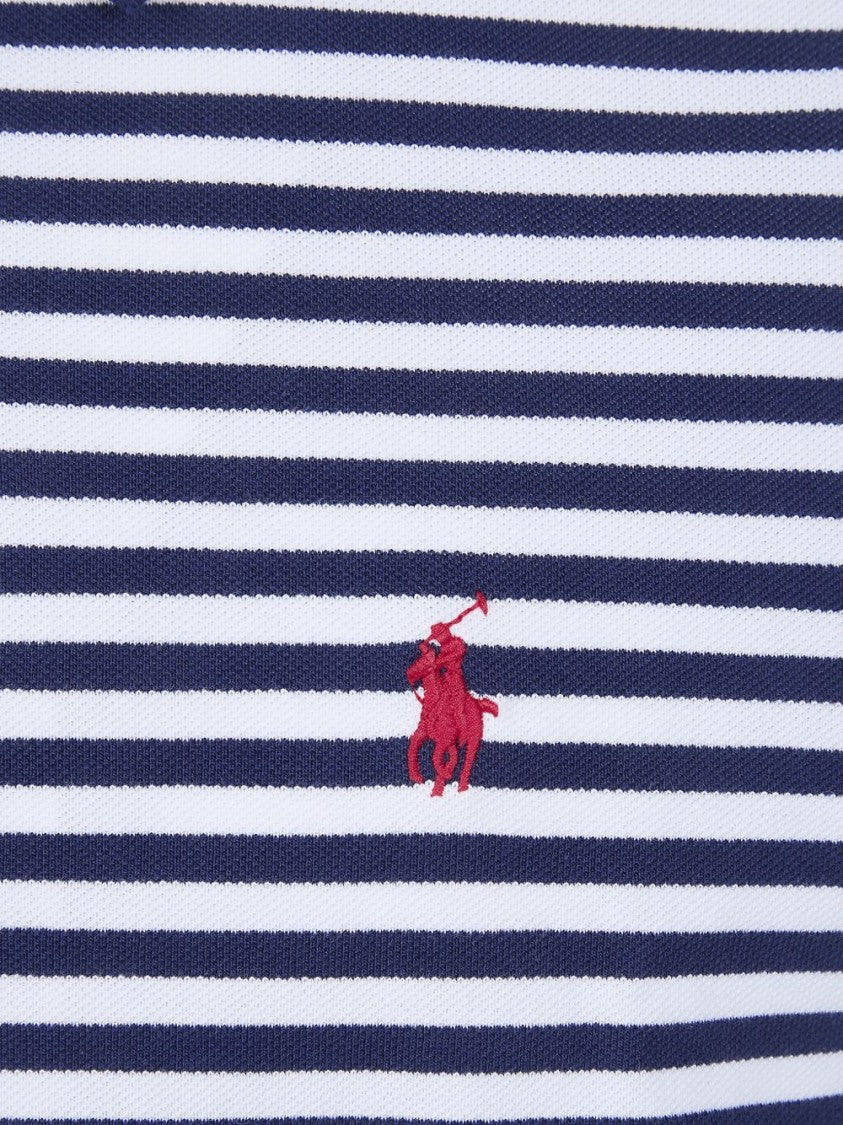 Polo Ralph Lauren Navy Blue Striped Polo Shirt
