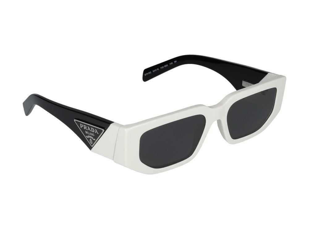 Prada Oversized Rectangular Acetate Sunglasses