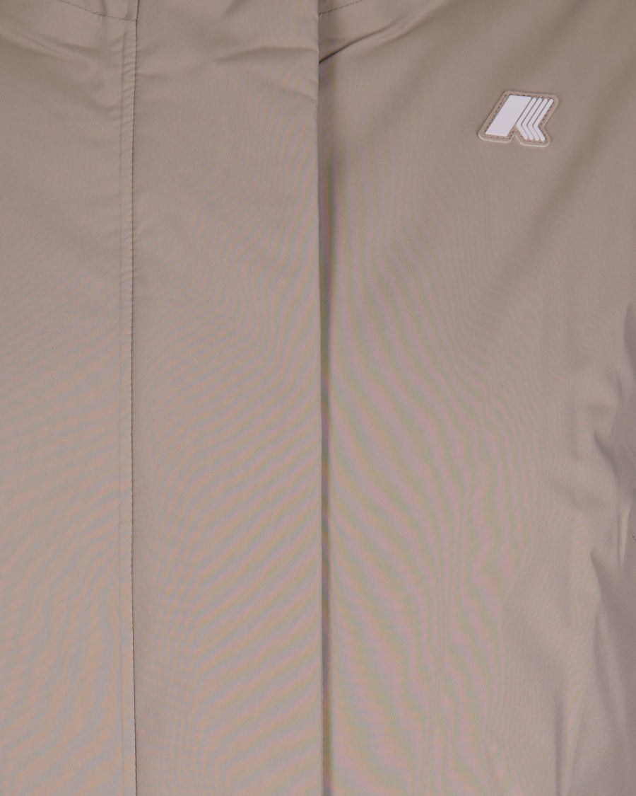 K-Way Sophie Soft Touch Marmotta Beige/Grey Jacket