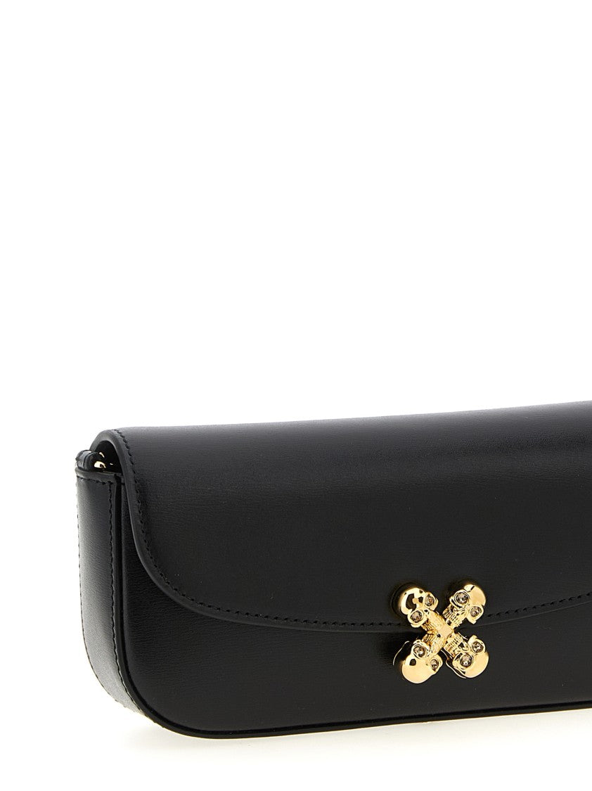 Mcqueen 'Skull Flower' Small Crossbody Bag