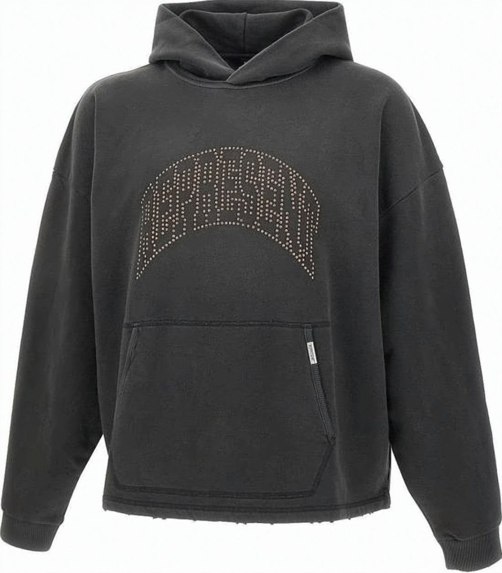 Represent Relaxed Fit Hoodie With Subtle Studded Design