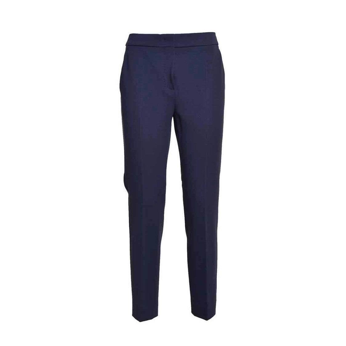 Max Mara Pegno Pants In Blue Viscose Blend