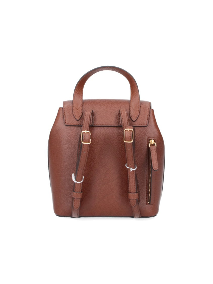 Mulberry Brown Bayswater Leather Mini Backpack