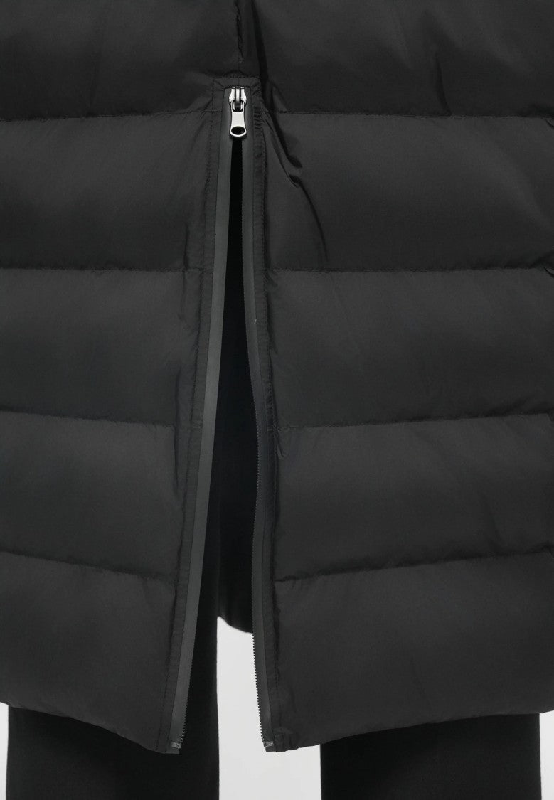 Max Mara Quilted Down Coat With High Collar