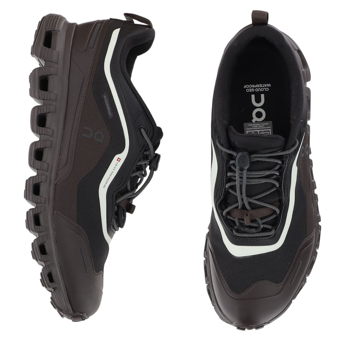 On Running Black Cloud 6 Geo Wp Silk-Nylon Sneakers