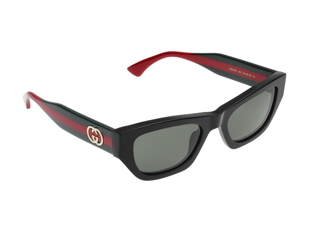 Gucci Sunglasses Gg2116s 001 Black Green Grey 52/20/145