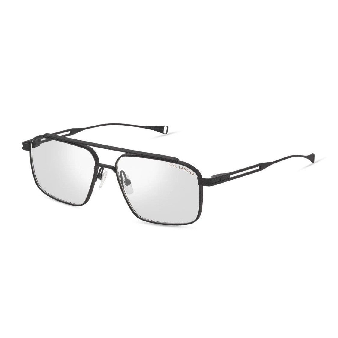 Dita Lancier Black Lsa Dlx134 Titanium Square Eyewear