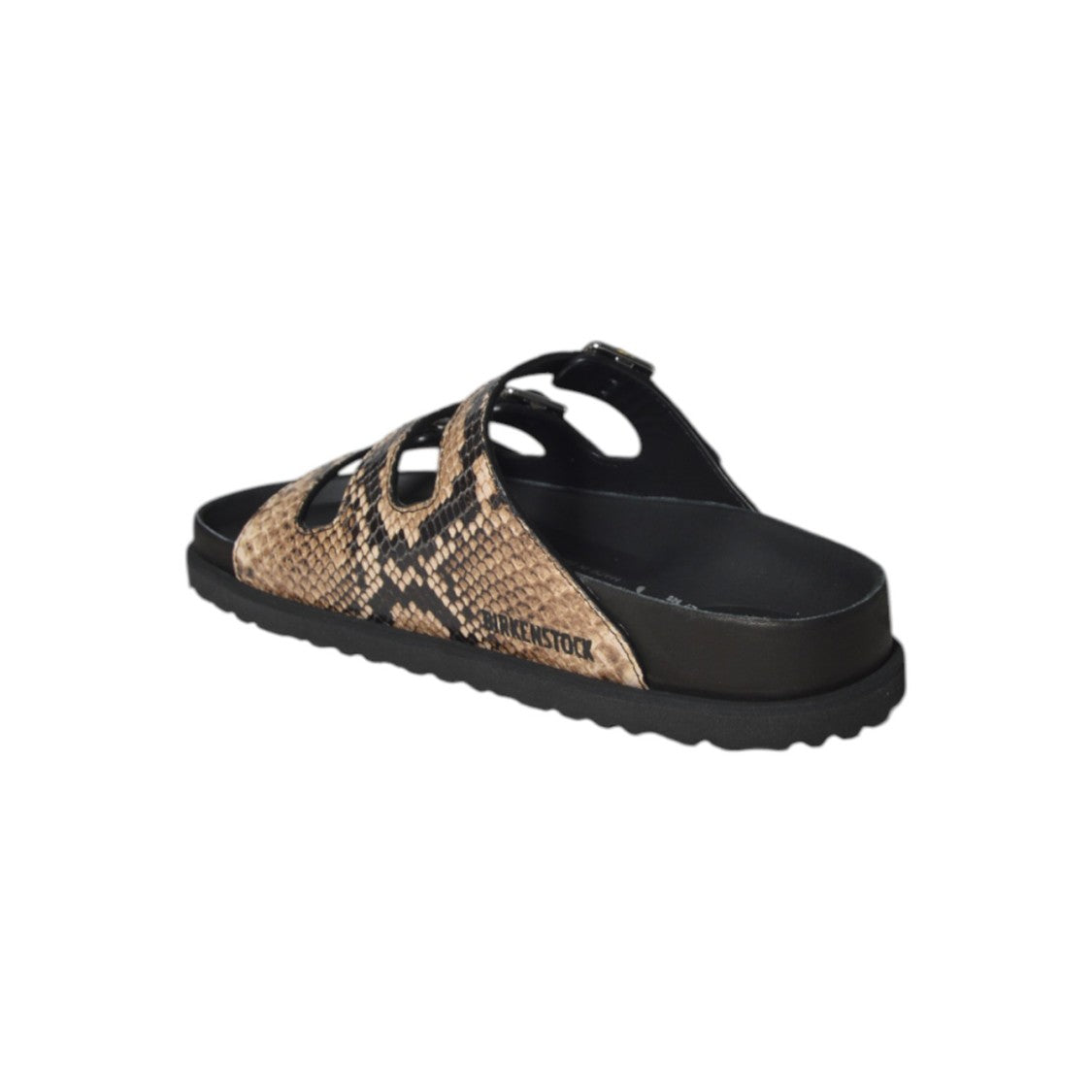 Birkenstock 1774 Beige Python Leather Florida Sandals
