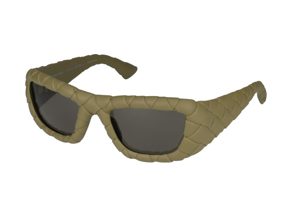 Bottega Veneta Sunglasses Bv1303s 002 Green Green Brown 56/19/130