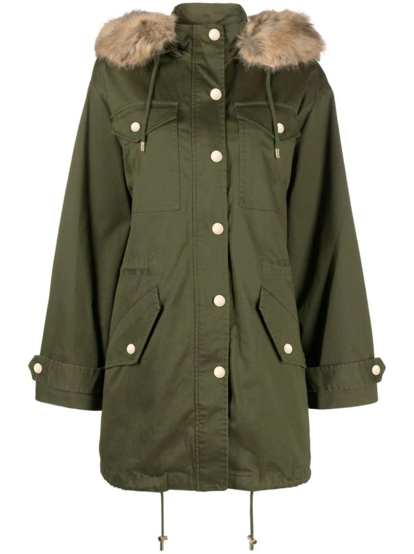 Michael Kors Removable Faux Fur Jacket