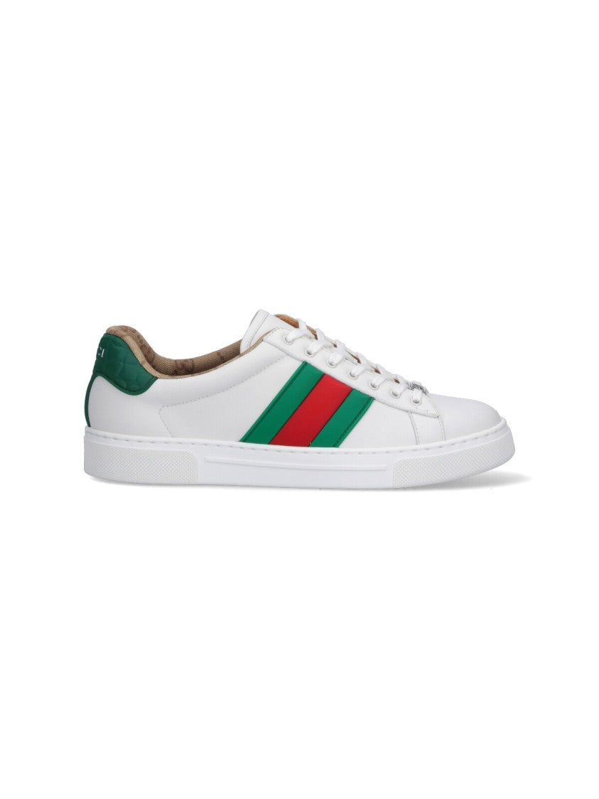 Gucci "Ace" Sneakers – White