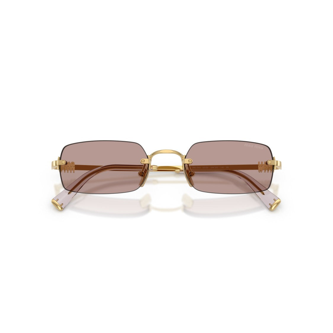 Miu Miu 0Mu B50s Rimless Rectangular Sunglasses