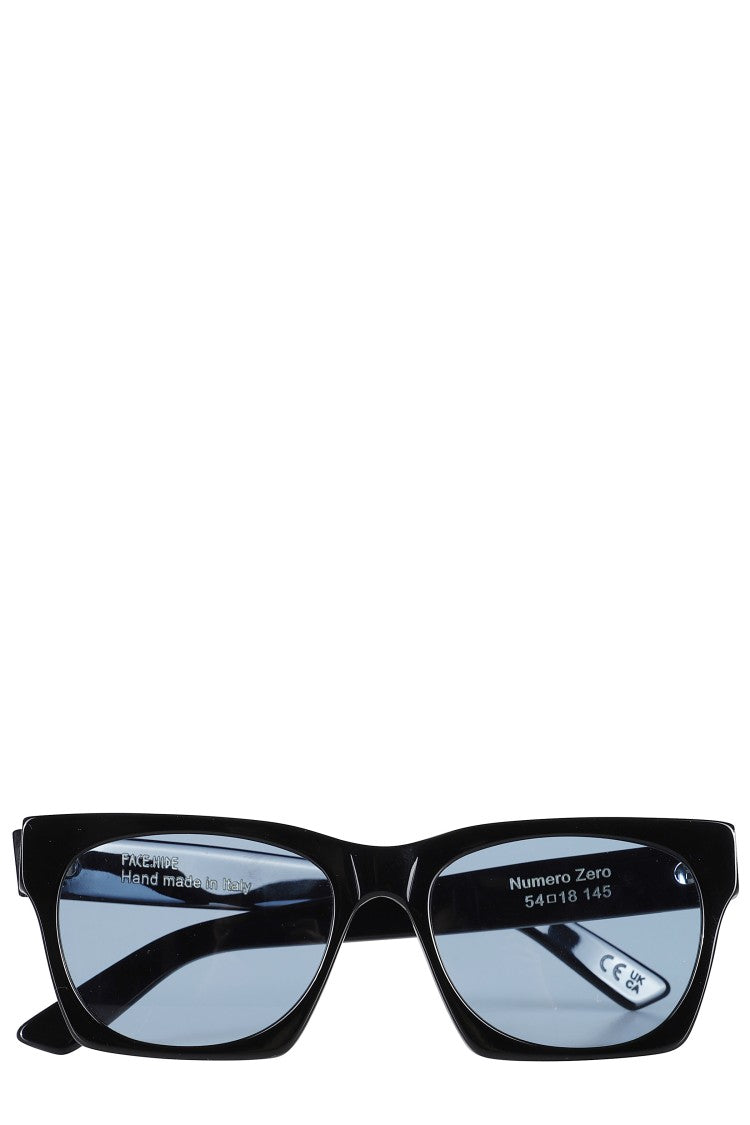 Face.Hide Number 0 Glasses - Black Temple