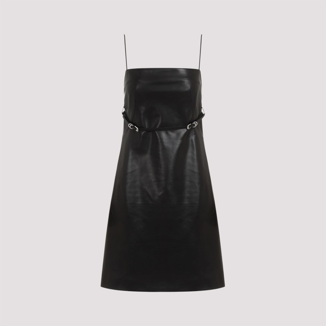 Givenchy Voyou Black Lamb Leather Mini Dress
