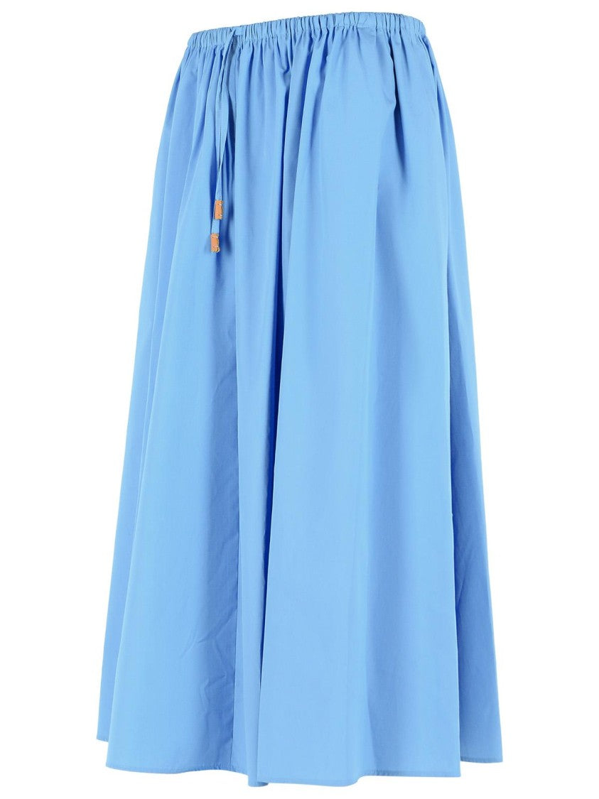 Marni Light Blue Cotton Skirt