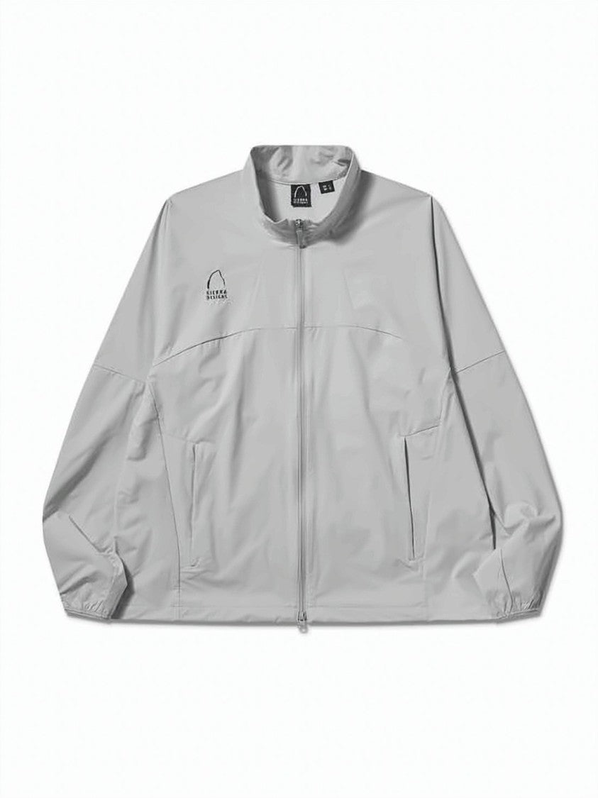 Sierra Designs Lightweight Grey Jacket With Stand Collar