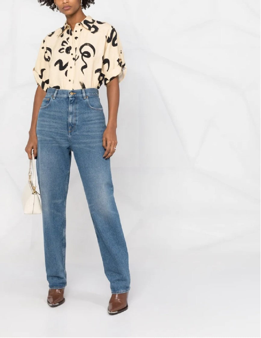 Golden Goose Golden Kim Medium Washed Denim