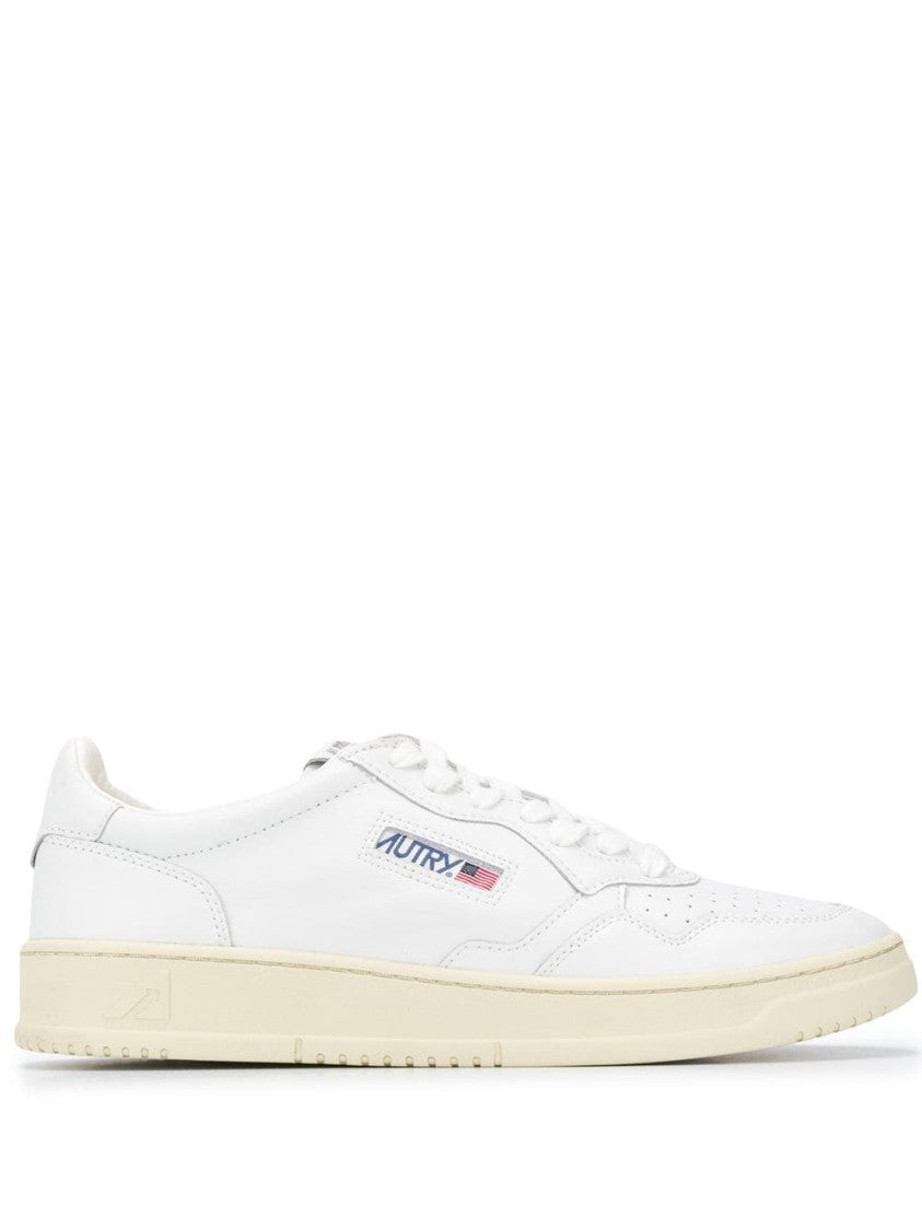 Autry Medalist Low-Top White Sneakers
