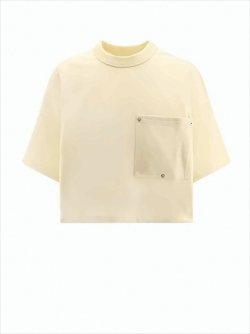 Bottega Veneta Boxy Cropped Short-Sleeve T-Shirt