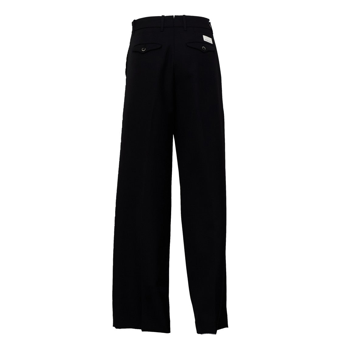 Nine In The Morning Fiamma Wide-Leg Black Pants