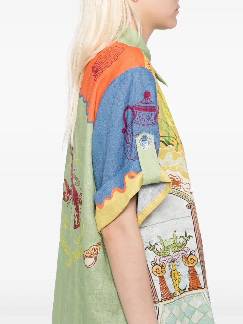 Alemais Surrealist Summer Shirt