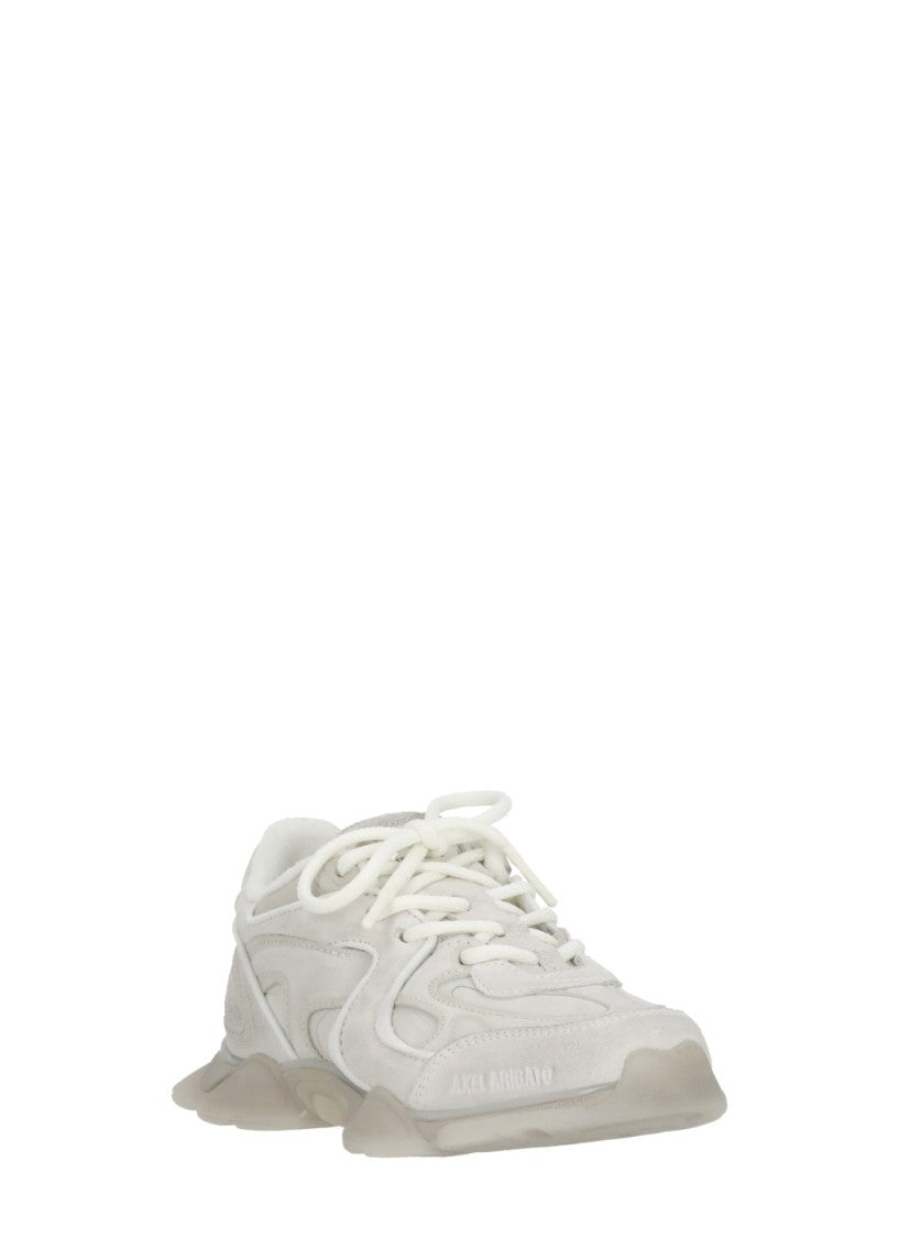 Axel Arigato Ivory Eris Suede-Blend Sneakers