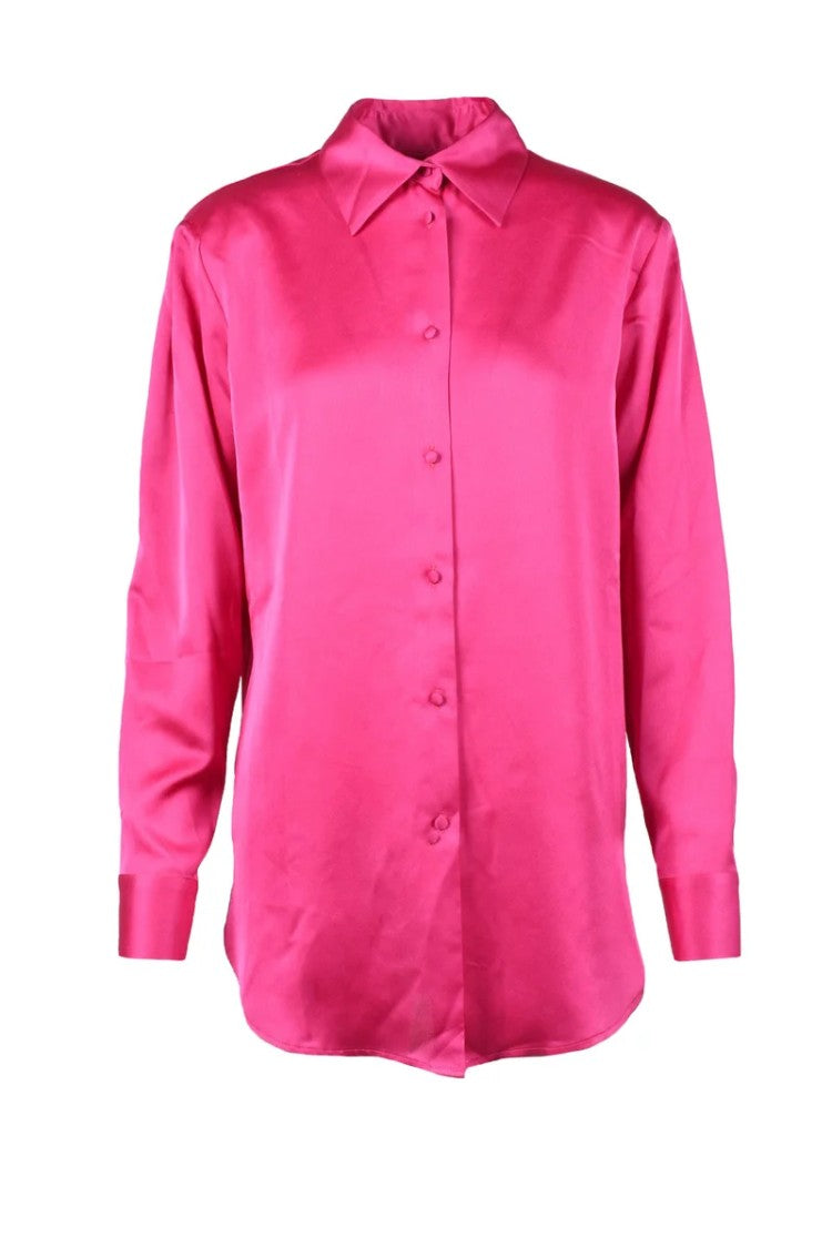Nine Minutes Fuchsia Stretch Shirt