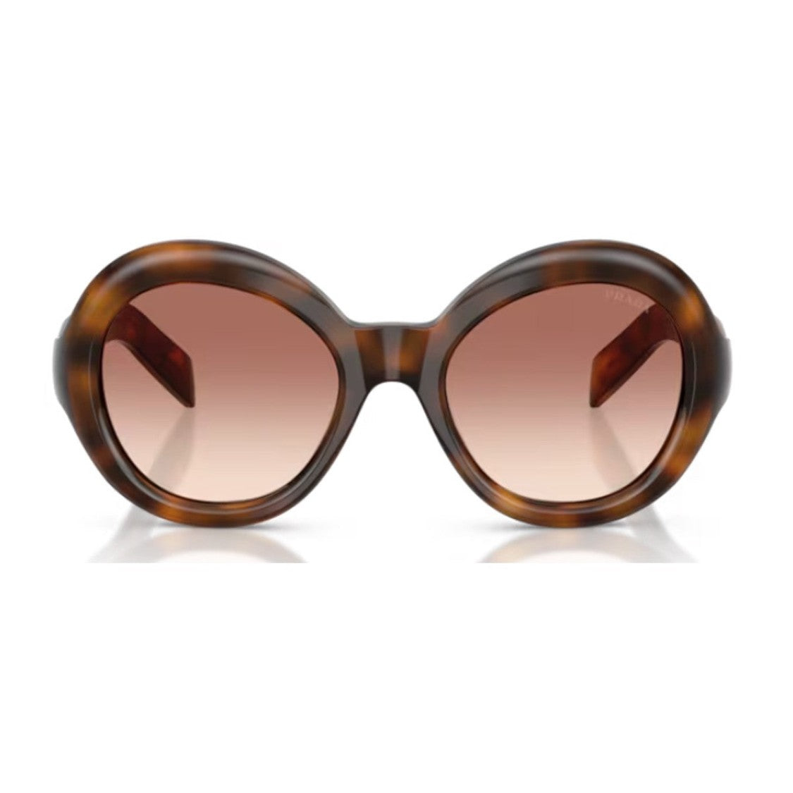 Prada Tortoiseshell Pr D08su Oversized Acetate Sunglasses