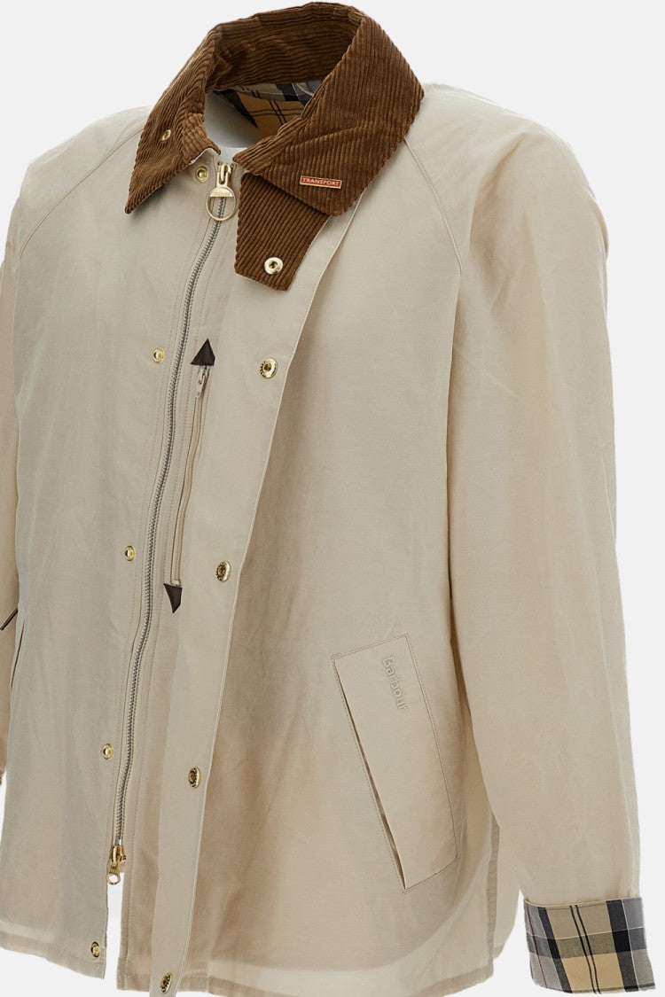 Barbour Transport Beige Cotton-Blend Jacket