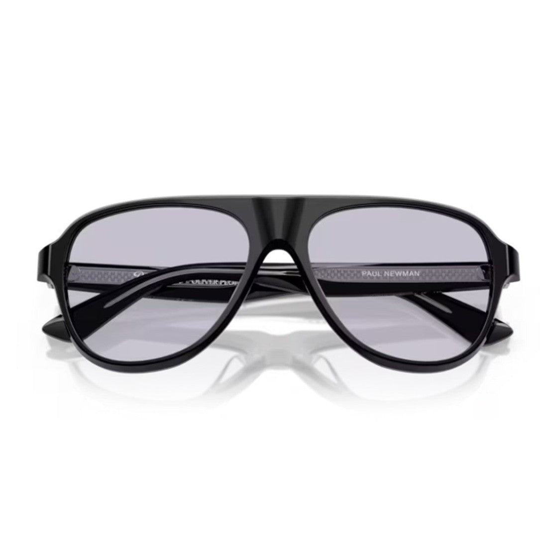 Oliver Peoples Black Paul Newman Acetate Oversized Aviator Sunglasses