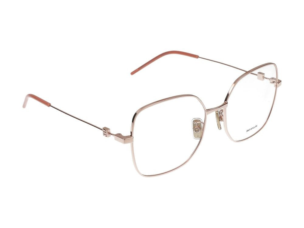 Givenchy Black Square Metal Eyeglasses
