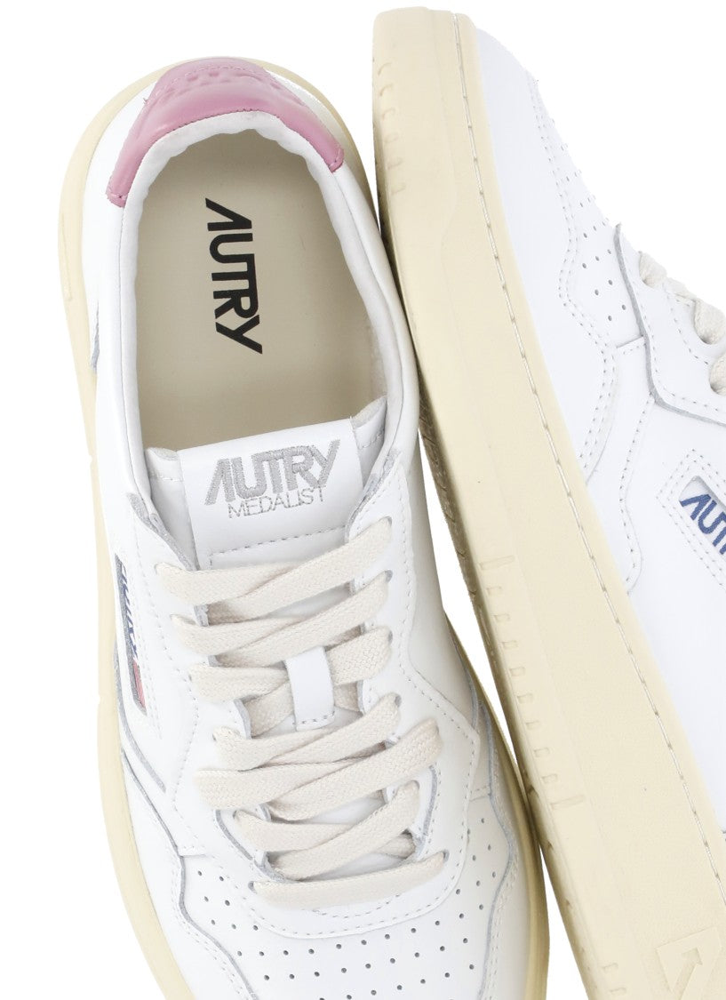 Autry White Leather Sneakers
