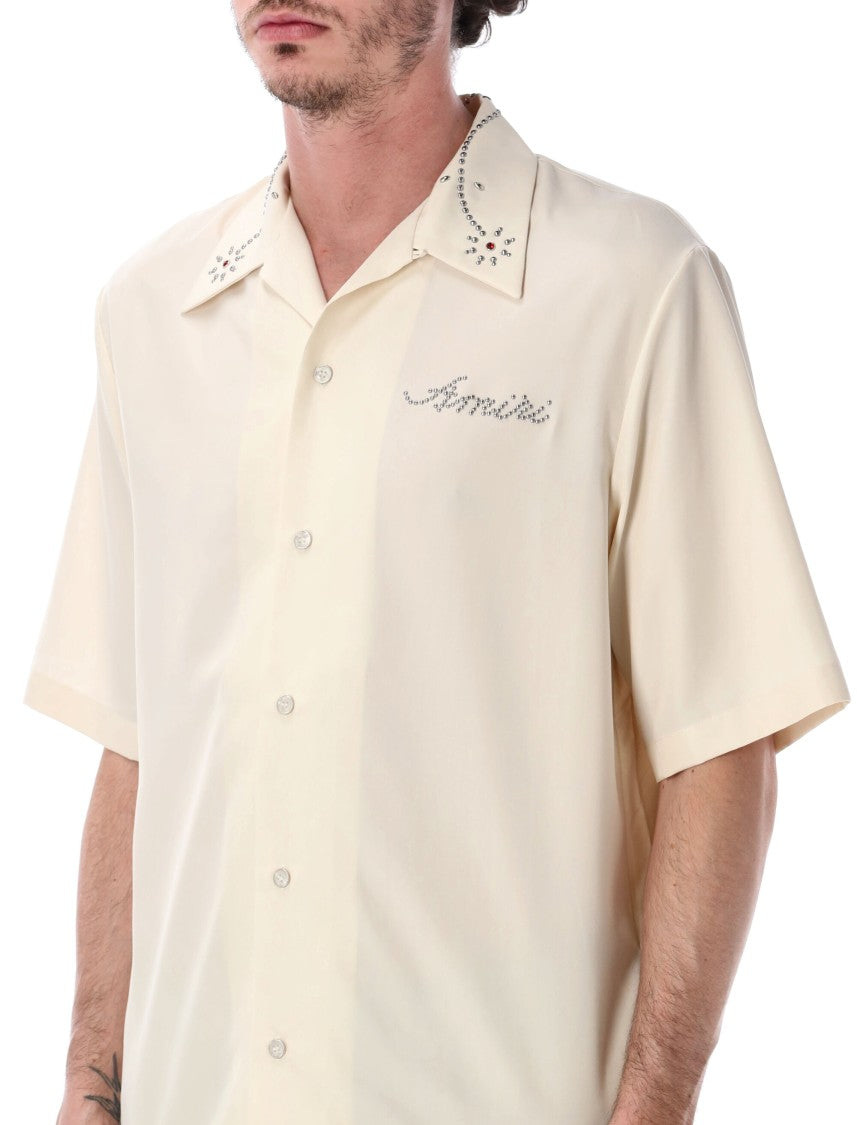 Amiri Stud Camp Stud Embellished Shirt