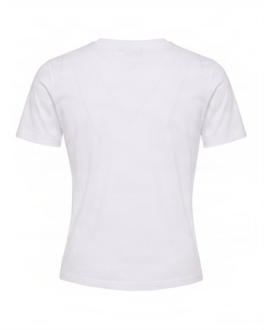 Fiorucci Monochrome Cherub Print Cotton T-Shirt