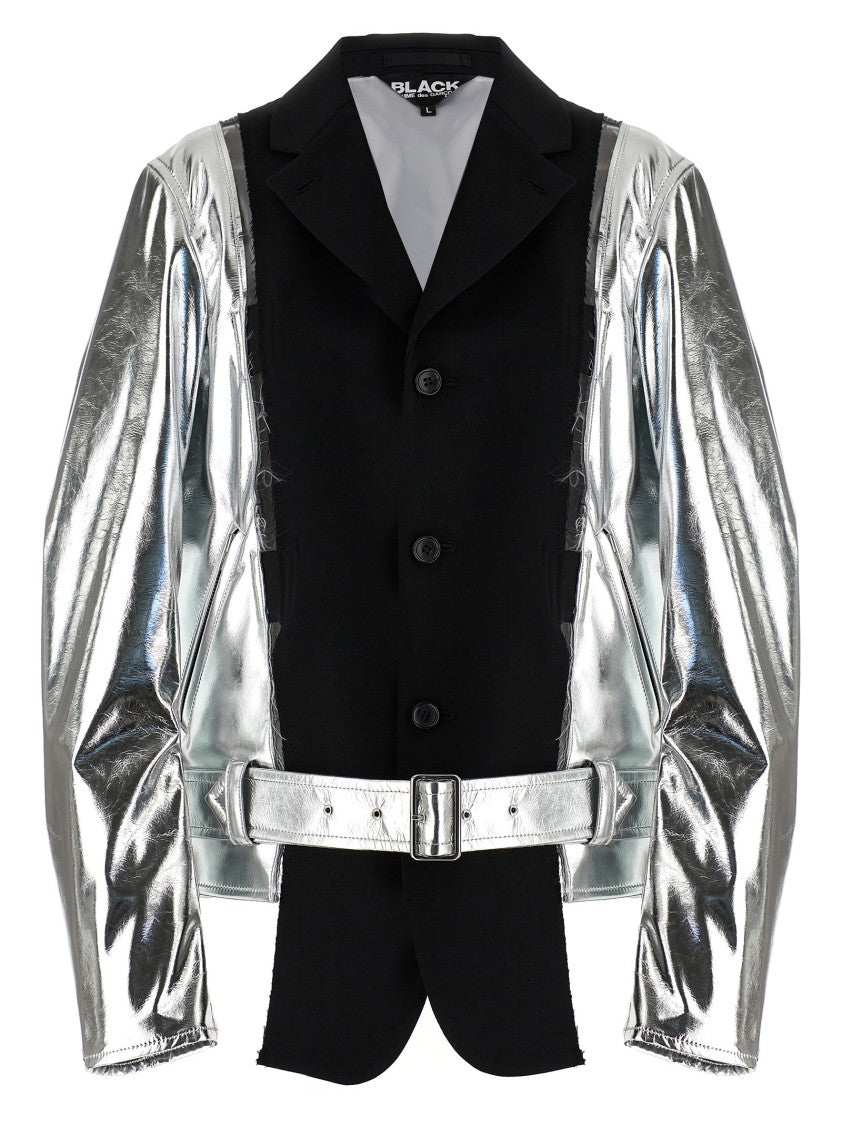 Comme Des Garçons Avant-Garde Laminated Jacket With Wool Insert