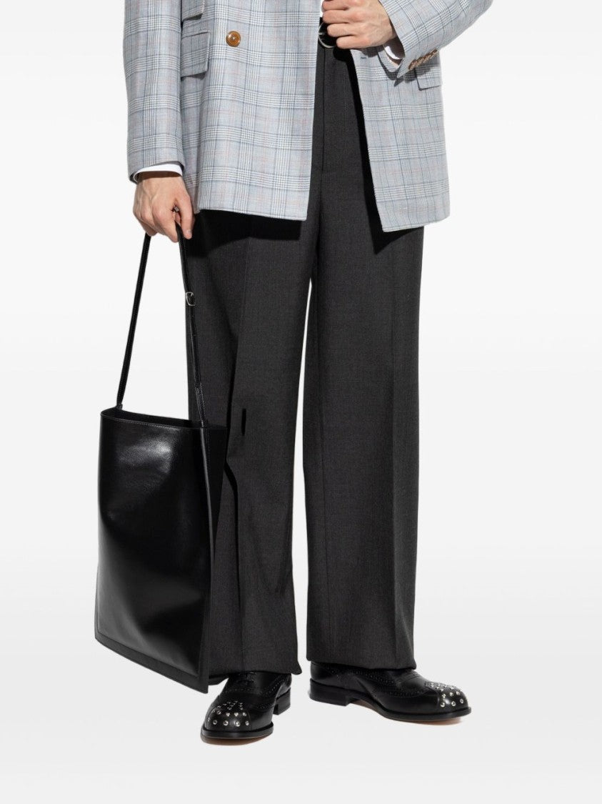 Vivienne Westwood Checked Design Grey Jacket With Peaked Lapels