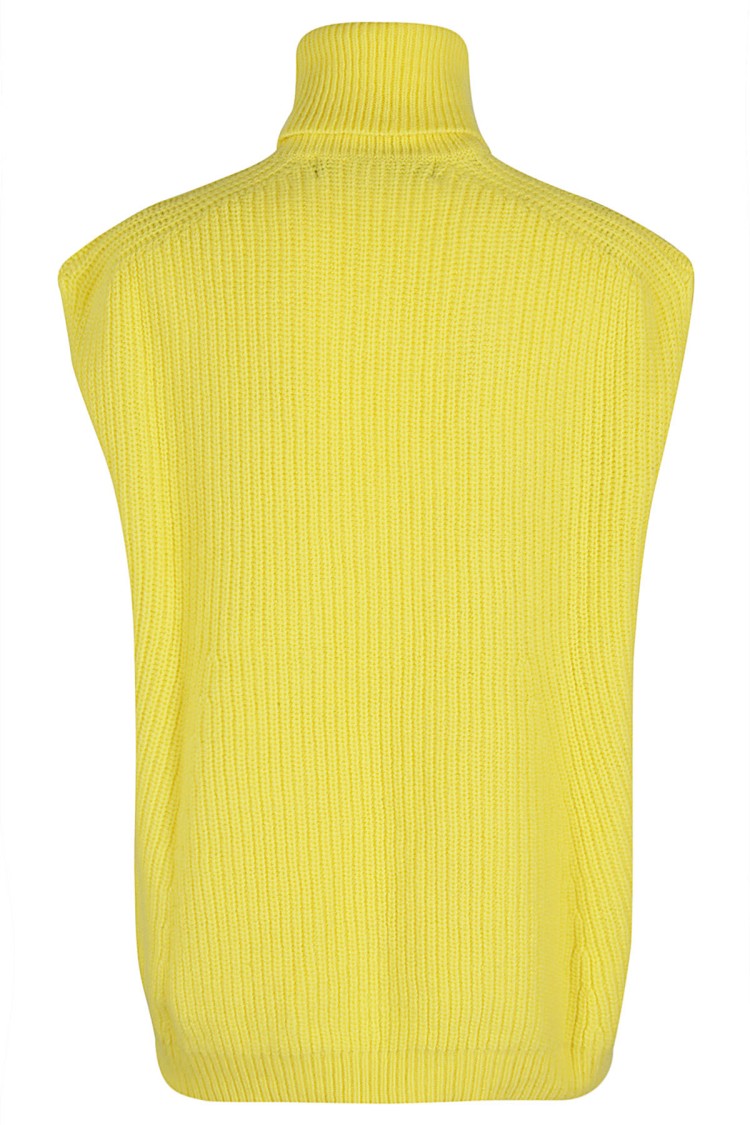 Department 5 Dusty Lemon Sleeveless High Neck Vest