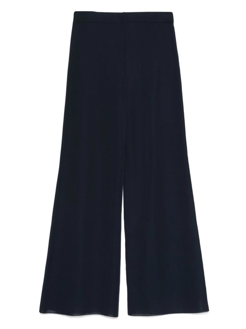 Alberta Ferretti Tailored Straight-Leg Minimalist Design Pants
