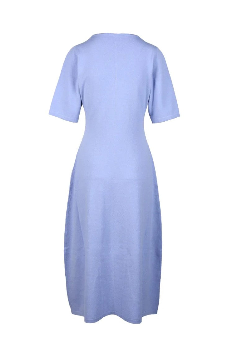 Fabiana Filippi Wool Silk Cashmere Dress - Purple