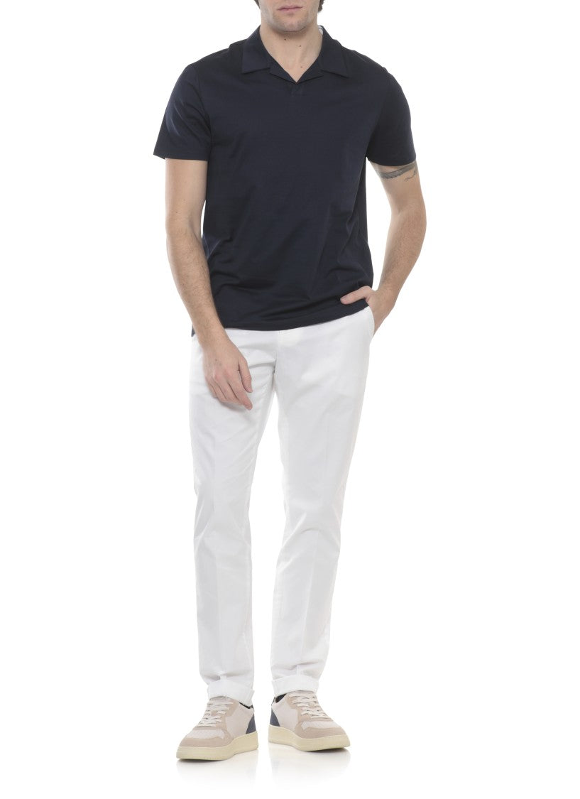 Dondup White Gaubert Cotton Chino Pants