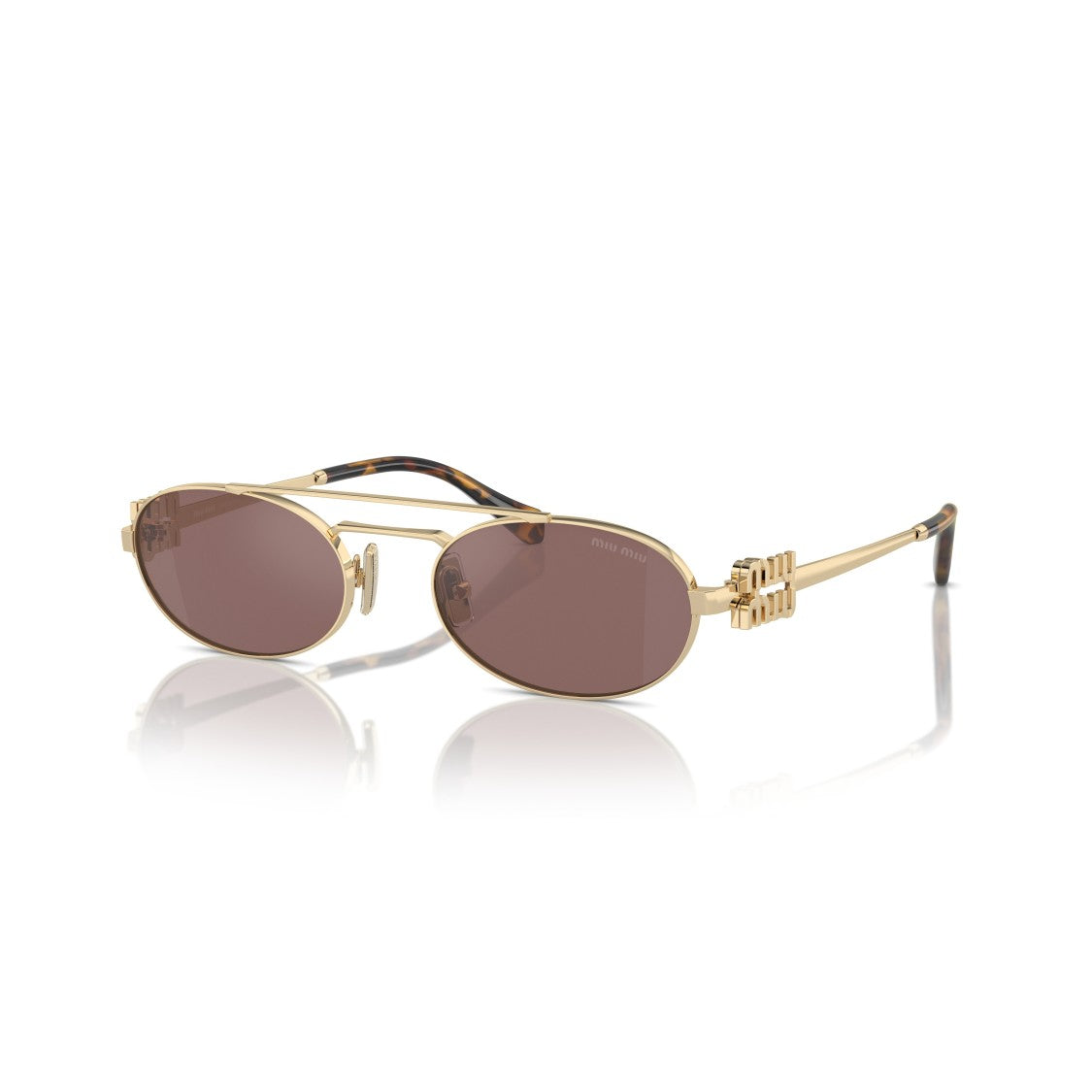 Miu Miu 0Mu 54Zs Oval-Shaped Sunglasses