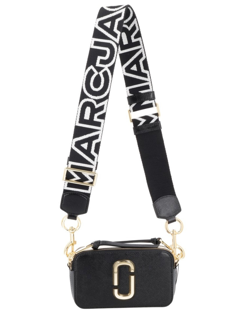 Marc Jacobs Compact Rectangular Shoulder Bag With Gold-Tone Logo