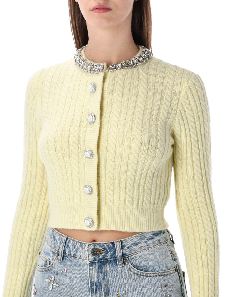 Self-Portrait Cardigan Jewels