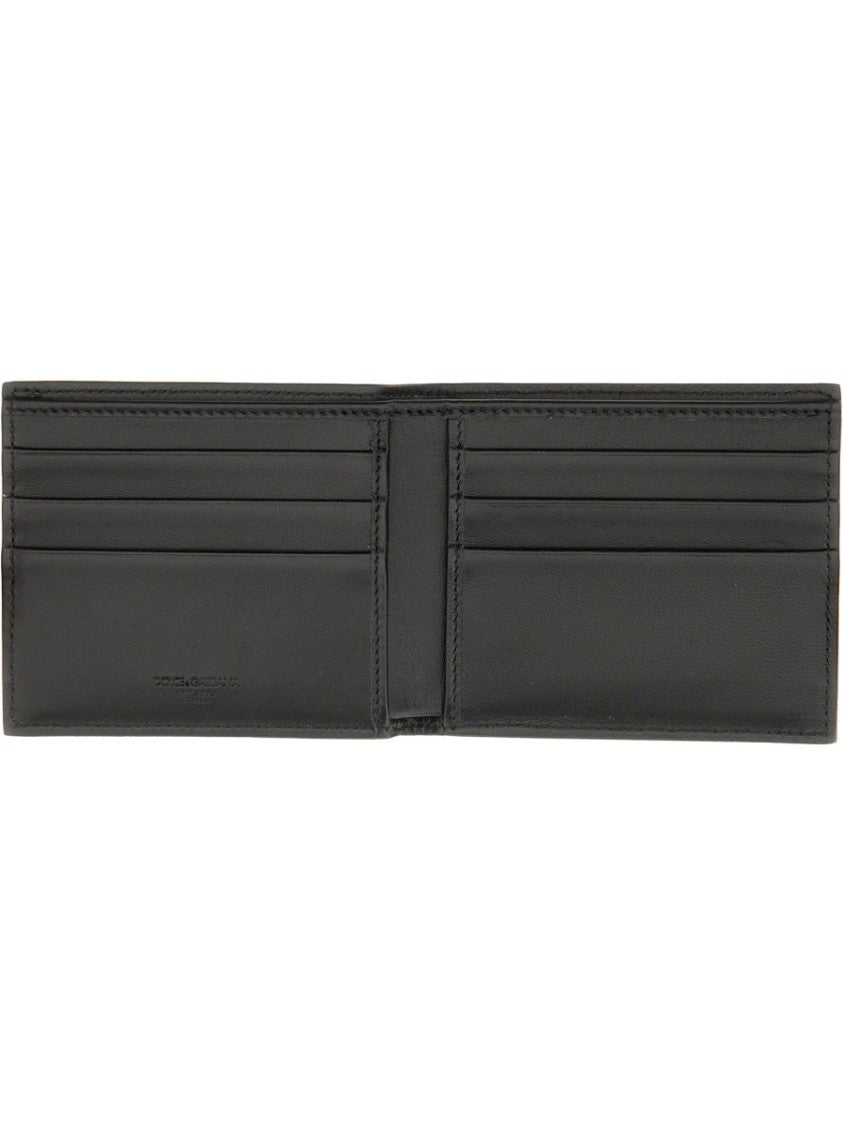 Dolce & Gabbana Eel Leather Accessory With Glossy Finish