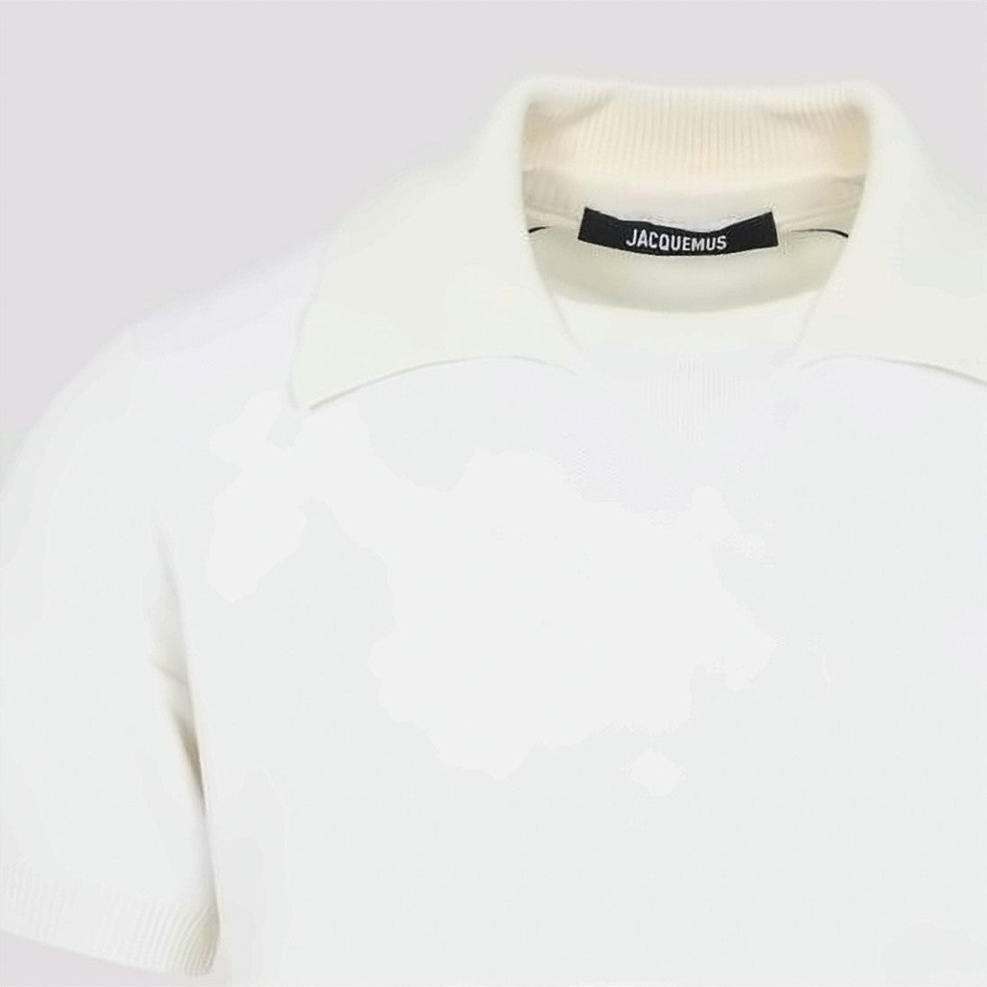 Jacquemus Textured Knit Top With Classic Collar
