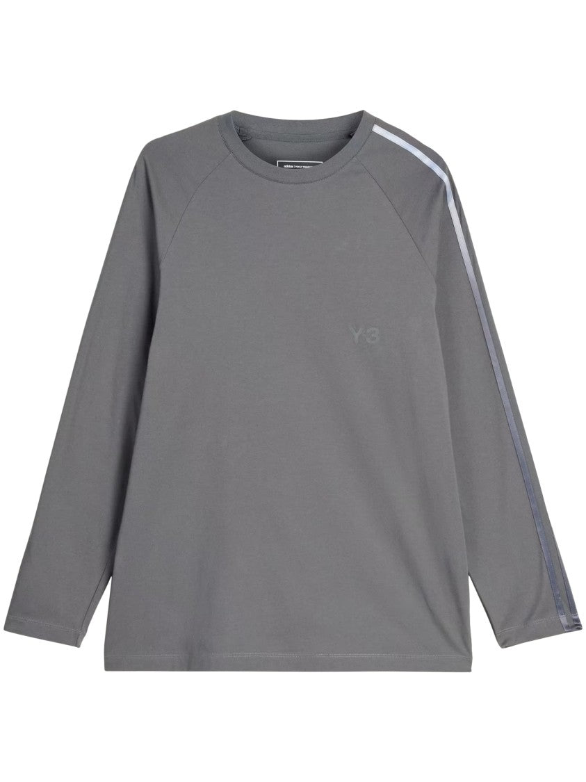 Y-3 Ovs Grd 3S Striped Long-Sleeve T-Shirt