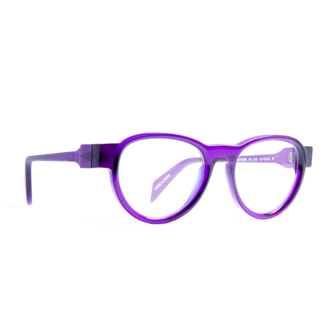 Siens Translucent Creature 100 Celluloid Oval Eyeglasses